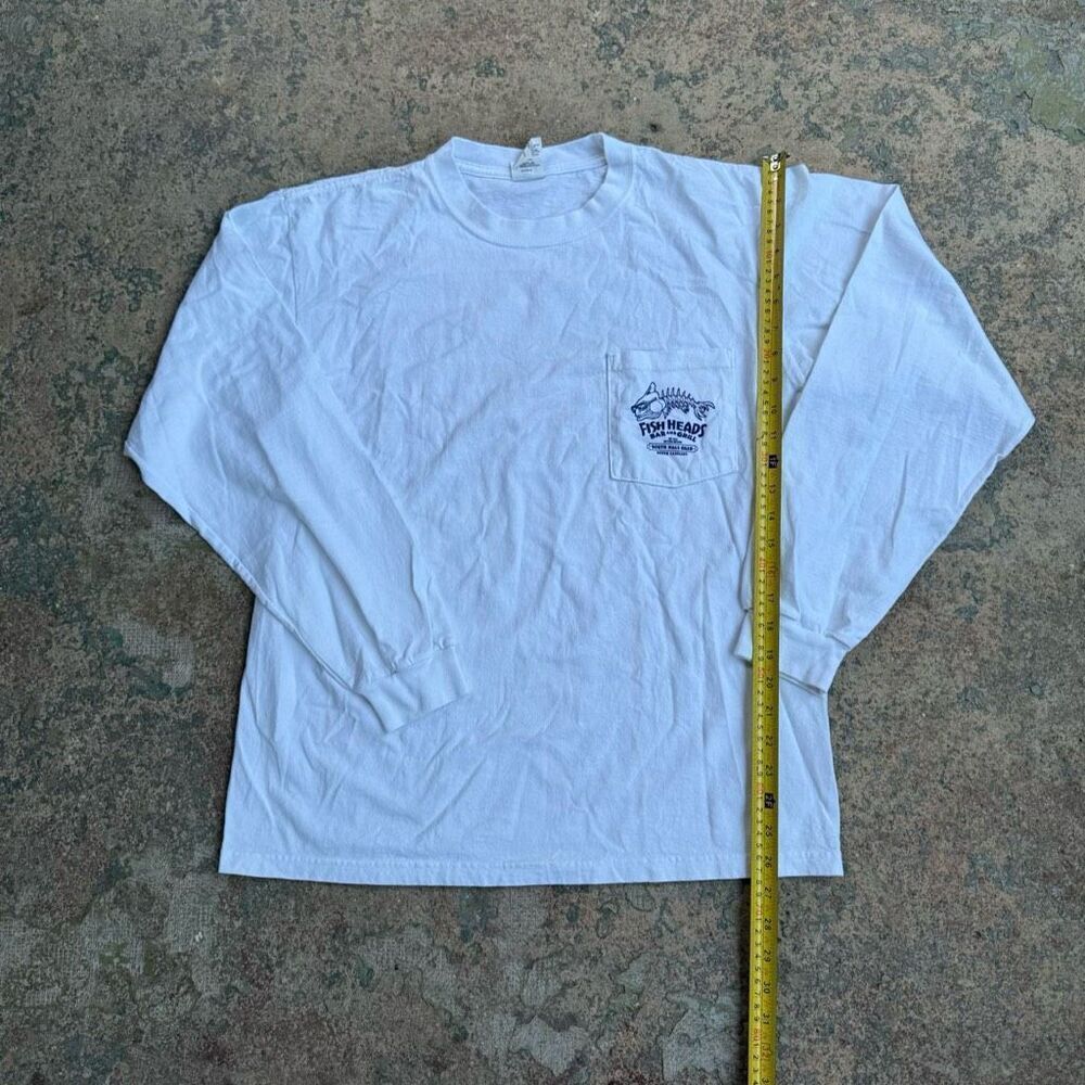 Fish Heads Bar & Grill American Flag Usa Y2k Shirt